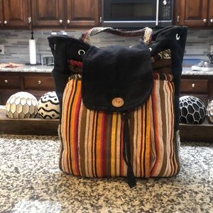 Santa Fe Multi-Colored Pattern Backpack